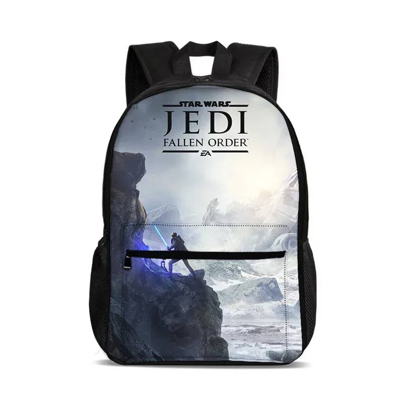 sac à dos star wars, style film, imprimé jeu, pour étudiants garçons/filles, nouvelle mode, polyvalent, léger, protection des épaules