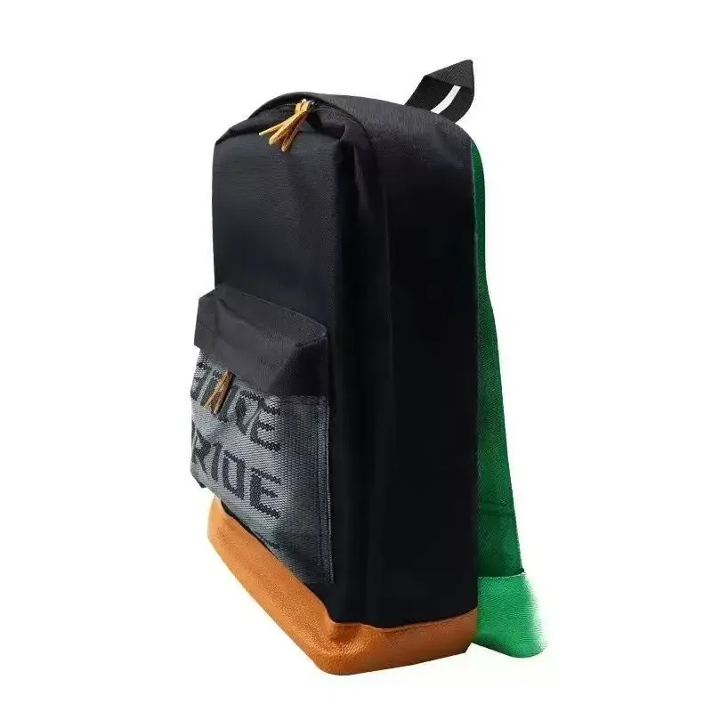 nouveau sac à dos sparco, sac à dos universel pour ceinture de sécurité de voiture, matériau en cuir et toile, sac de moto, sac à dos noir pour ordinateur portable