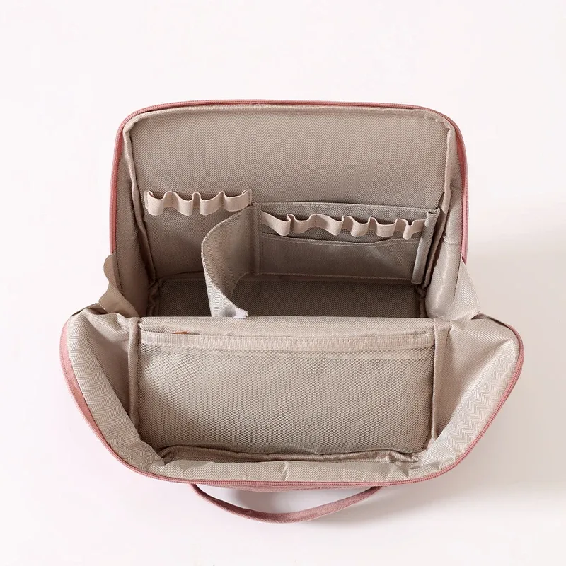 trousse de maquillage de grande capacité pour filles, sac de rangement étanche, organisateur de maquillage, sac à main portable pour la maison et les voyages
