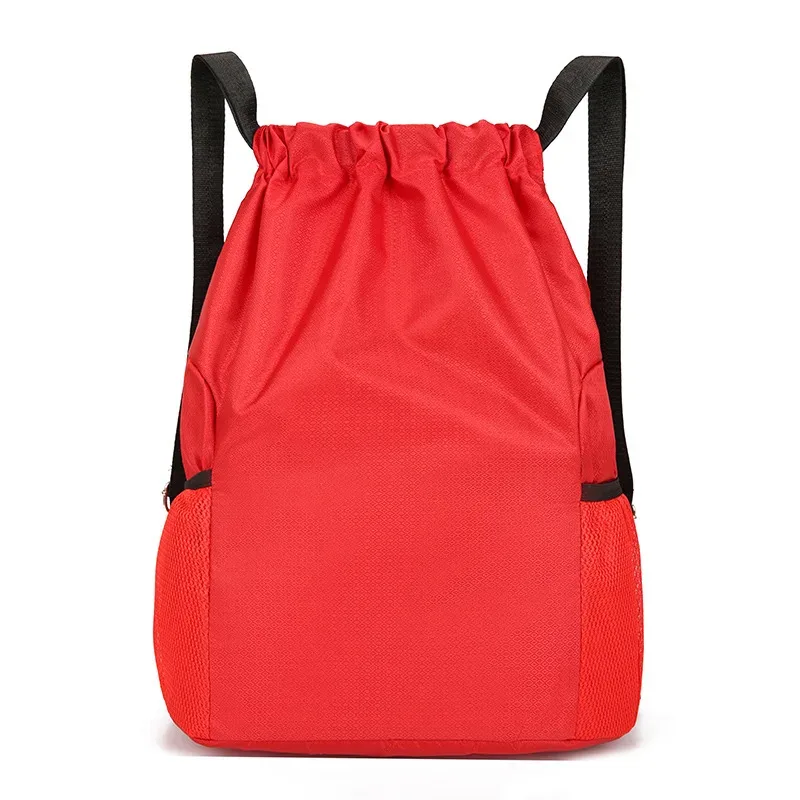 logo personnalisé nouveau style sac à cordon sac à dos pour hommes et femmes sac à dos de voyage simple avec sac de sport de fitness de grande capacité