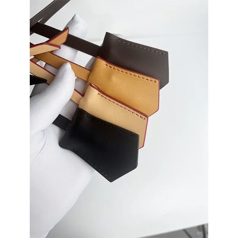 lettres personnalisées, nouvelle étiquette de bagage en cuir tanné végétal, breloque de sac en cuir véritable, cadeau décoratif, étiquette volante en cuir végétal