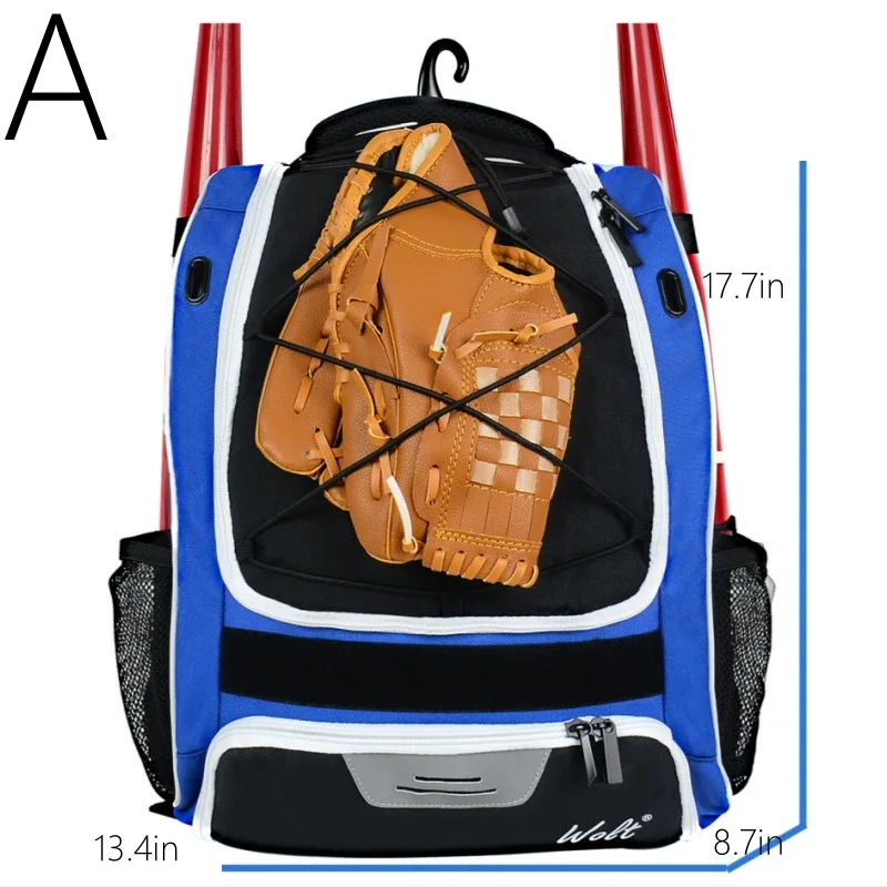 sac à dos de baseball softball avec compartiment pour chaussures, batte de softball d'extérieur, grande capacité, pour jeune adulte