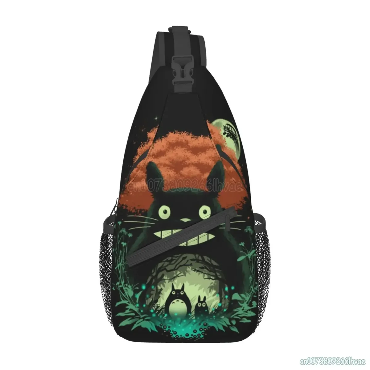 personnalisé mignon dessin animé anime sac à bandoulière unisexe poitrine sac à dos sac à bandoulière voyage randonnée sport décontracté escalade coureurs sac à dos