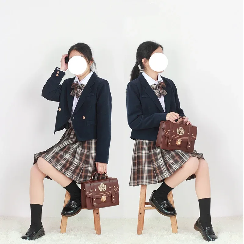 sac à dos style britannique pour filles, pour étudiantes, lolita jk, sac à bandoulière, sacoches, porte-documents, livres