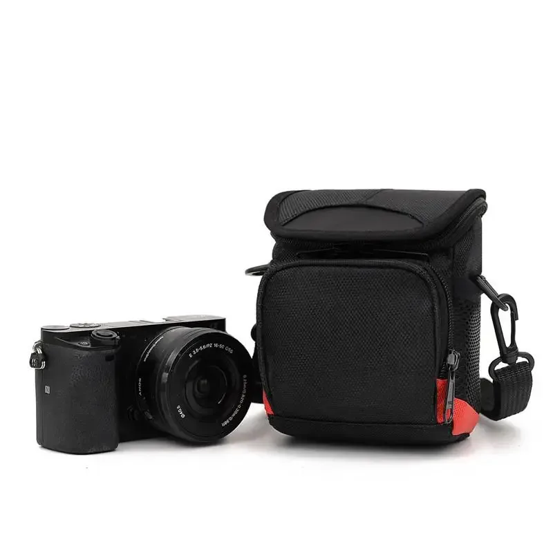 sac à dos photo numérique étanche en nylon noir pour appareil photo reflex, mini sac à bandoulière anti-dommages pour photographe, pour micro-caméra