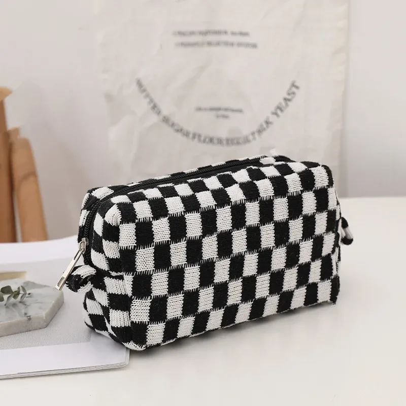 trousse à cosmétiques trousse de maquillage trousse de maquillage de voyage portable pochette à crayons mignonne trousse de toilette pour femmes pour les filles en voyage