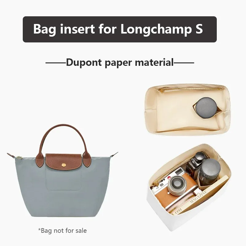 sac de rangement étanche, insertion pour sac longchamp à long manche, fourre-tout, rangement, sac léger, sac de support, accessoires