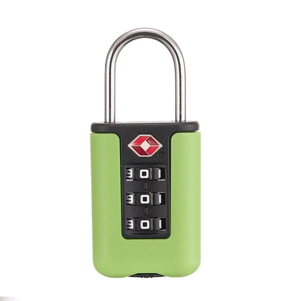 nouveau cadenas à code douanier tsa pour bagages de voyage, mot de passe, verrouillage modifiable, conception de couleur contrastée, 2024