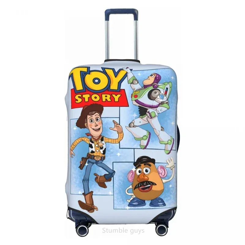 Housse de valise élastique 18-32 pouces, motif jouets élégant, durable, anti-poussière, anti-rayures, lavable, accessoire de protection pour voyage