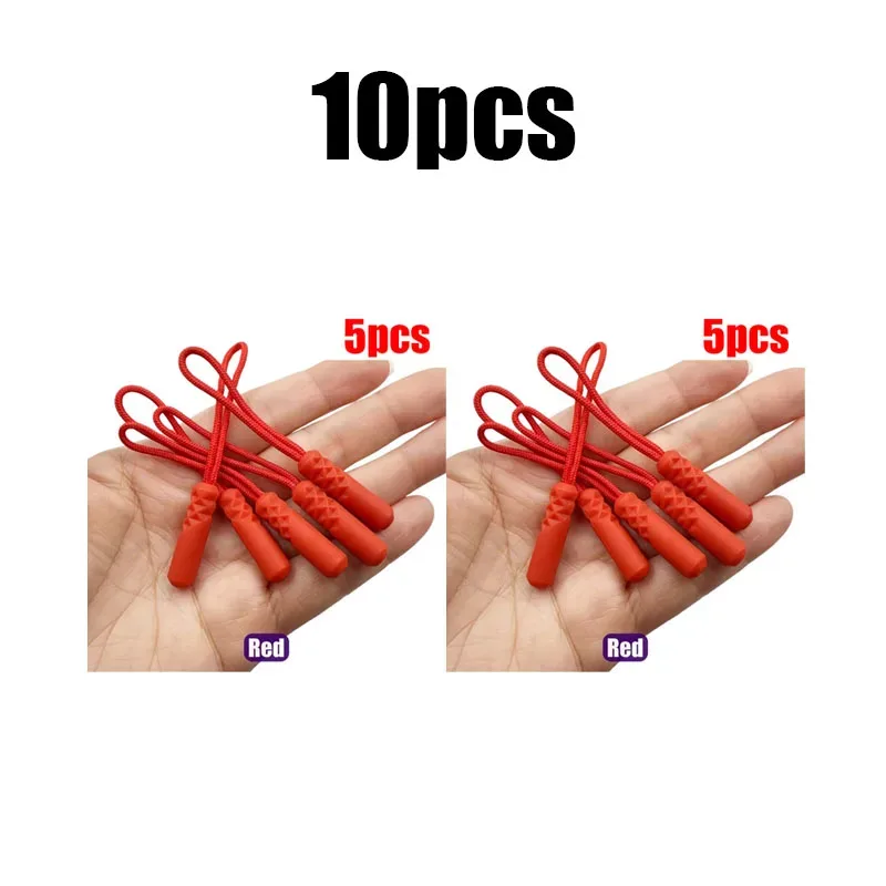 5/10 pièces tirettes de fermeture éclair, attaches de remplacement pour cordons, clips de fixation pour boucles cassées, languettes de fermeture éclair pour sacs de voyage, valises, tentes, sacs à dos