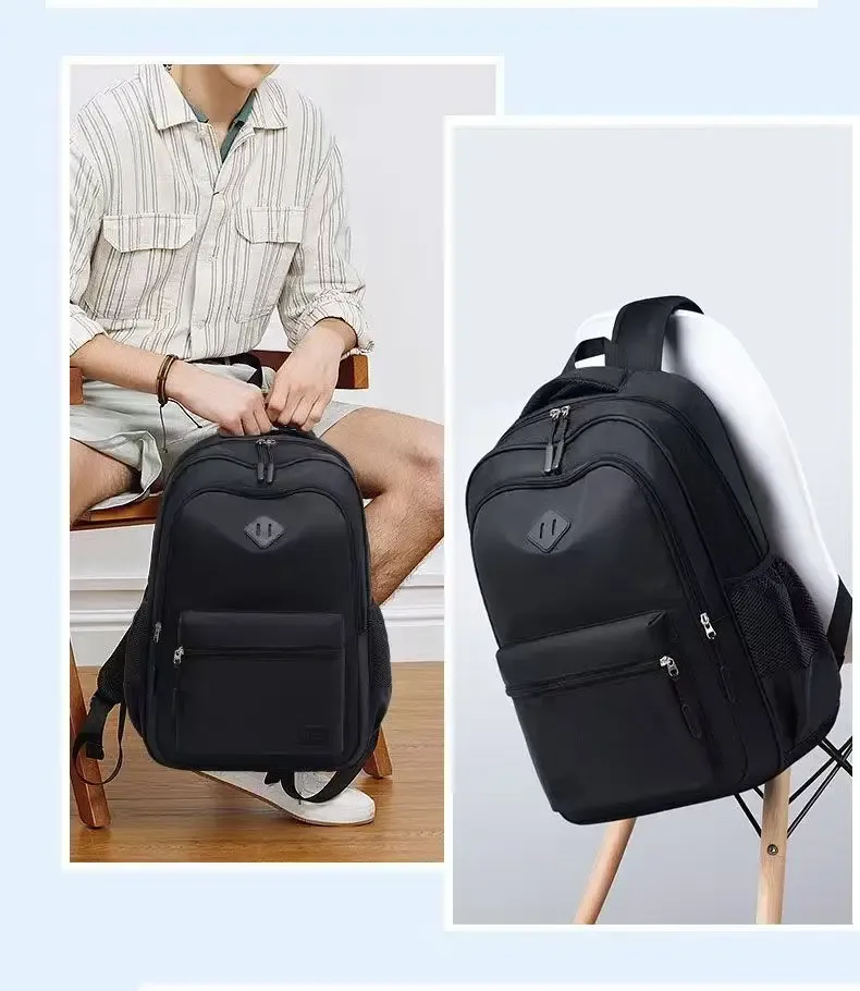 sac à dos de voyage sportif décontracté grande capacité pour homme, en tissu oxford, style urbain, ultra léger, pour ordinateur portable 16 pouces, équipement de plein air