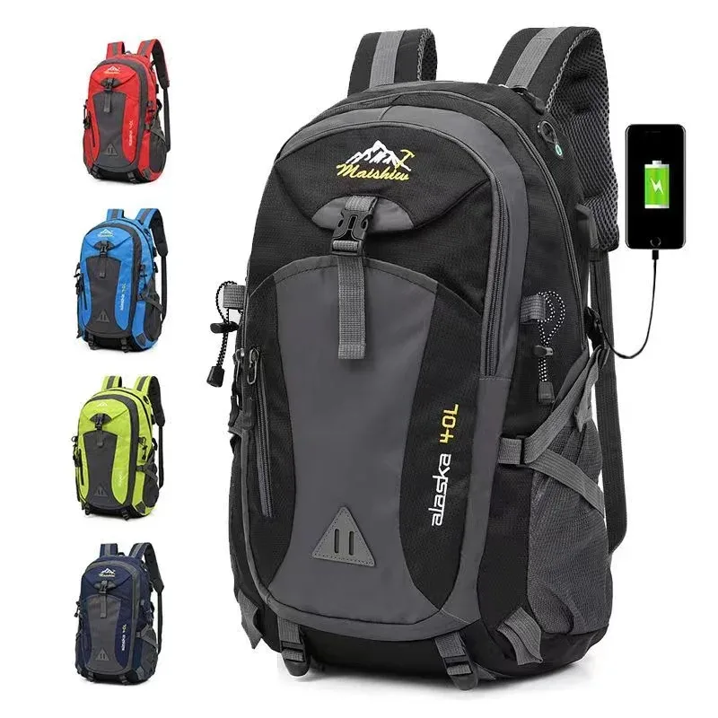 sac à dos étanche d'alpinisme antivol pour hommes, sacs de sport d'équitation, camping en plein air, voyage, e