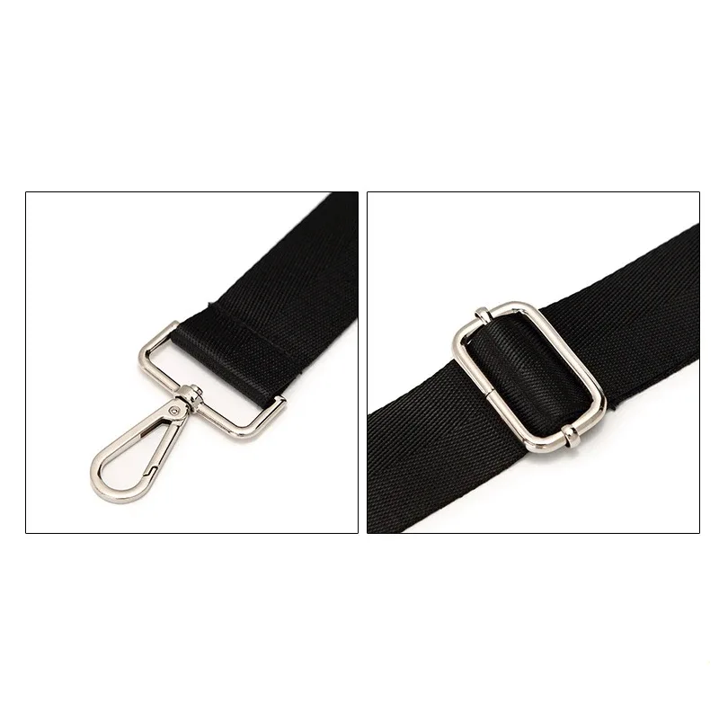 sangle de remplacement pour sac à bandoulière, 80-140cm, pour porte-documents pour hommes, sacs à bandoulière réglables, accessoires de sac noir pour femmes