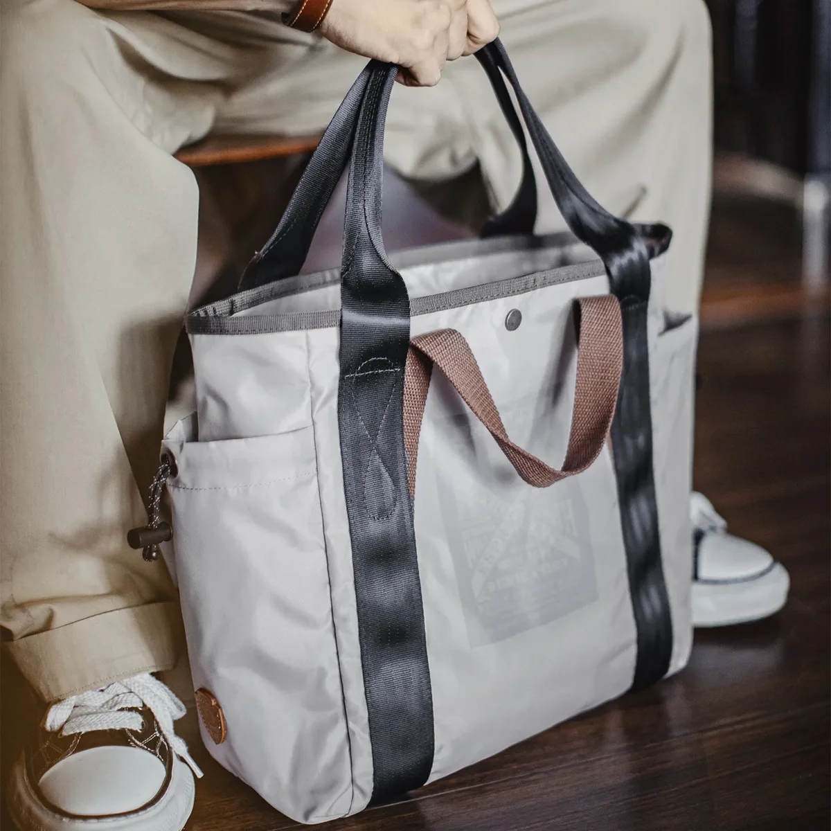 maden vintage extérieur grande capacité sac fourre-tout étanche sacs à bandoulière pour hommes sac pour ordinateur portable de banlieue sac à main polyvalent pour voyage