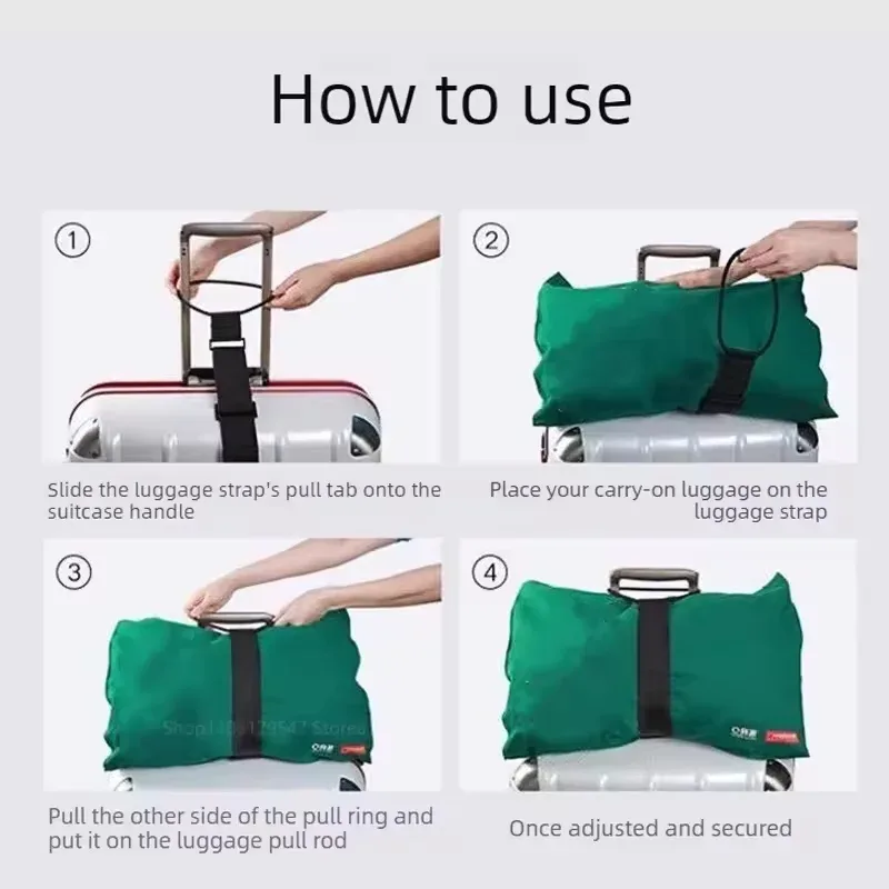 sangle de bagage réglable en nylon, sangle de transport, ceinture de bagage, sangle de sécurité pour valise de voyage, accessoires de voyage