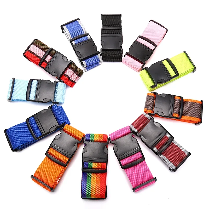 sangle de bagage de voyage réglable avec verrouillage par mot de passe, ceinture d'emballage, verrouillage sécurisé des bagages, antivol, ceinture de faisceau de bagages
