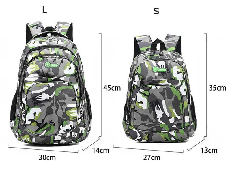 sac à dos de camouflage pour hommes et enfants, pour voyage, école, militaire, cool, pour adolescents, garçons et filles