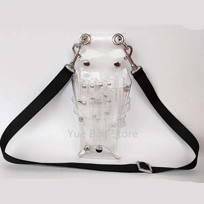 sac de rangement transparent pour ciseaux de coiffure, 1 pièce, 10 documents, étui de salon, support en poudres, sacoche, outil de coiffure, 2 #
