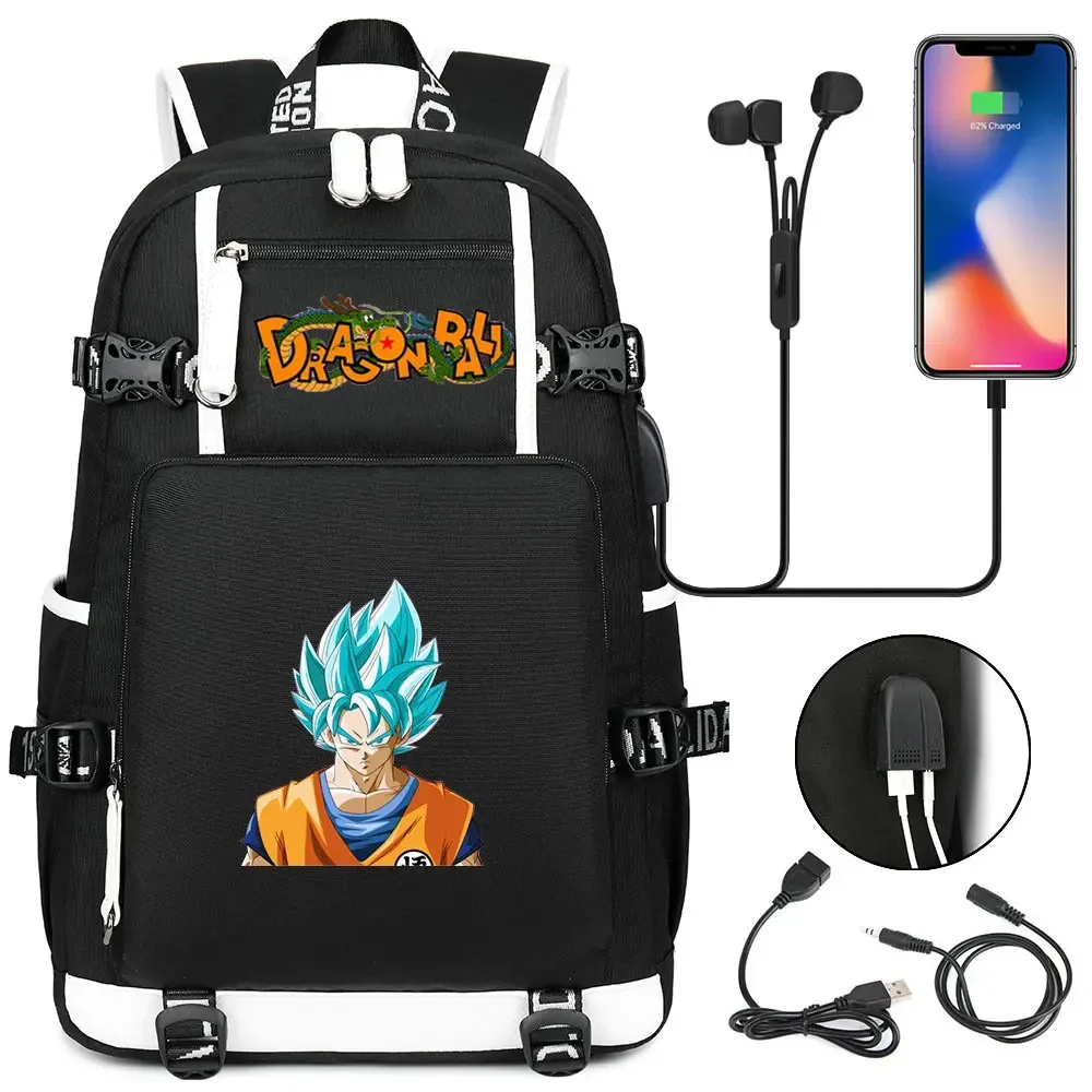 sac à dos camouflage dragon ball - sac d'école grande capacité pour étudiants, sac à dos pour enfants, sac de voyage en plein air pour garçons