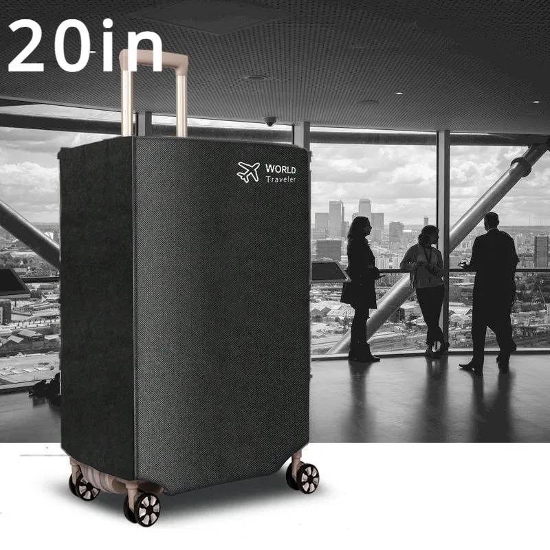 housse de protection pour bagages non tissée, 1 pièce, anti-poussière, valise à roulettes, résistante à l'usure, anti-rayures