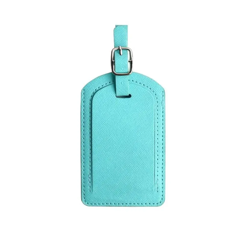 étiquette de bagage en cuir pu pour les fêtes, accessoires de voyage, étiquette de valise d'avion, étiquette de carte d'embarquement