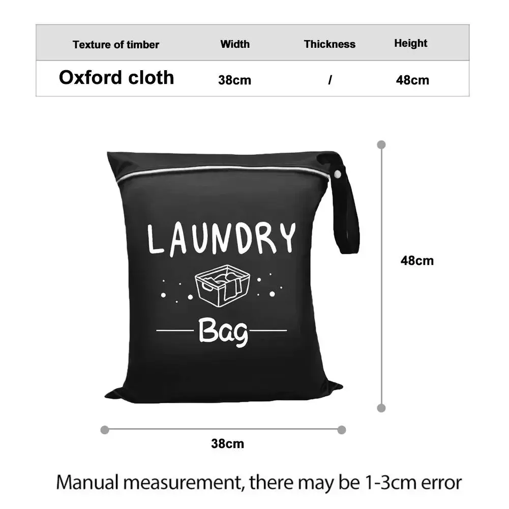sac à linge portable en tissu oxford, pochette de rangement avec fermeture éclair, séparation humide/sec, pour voyage et salle de sport, 1/4 pièces