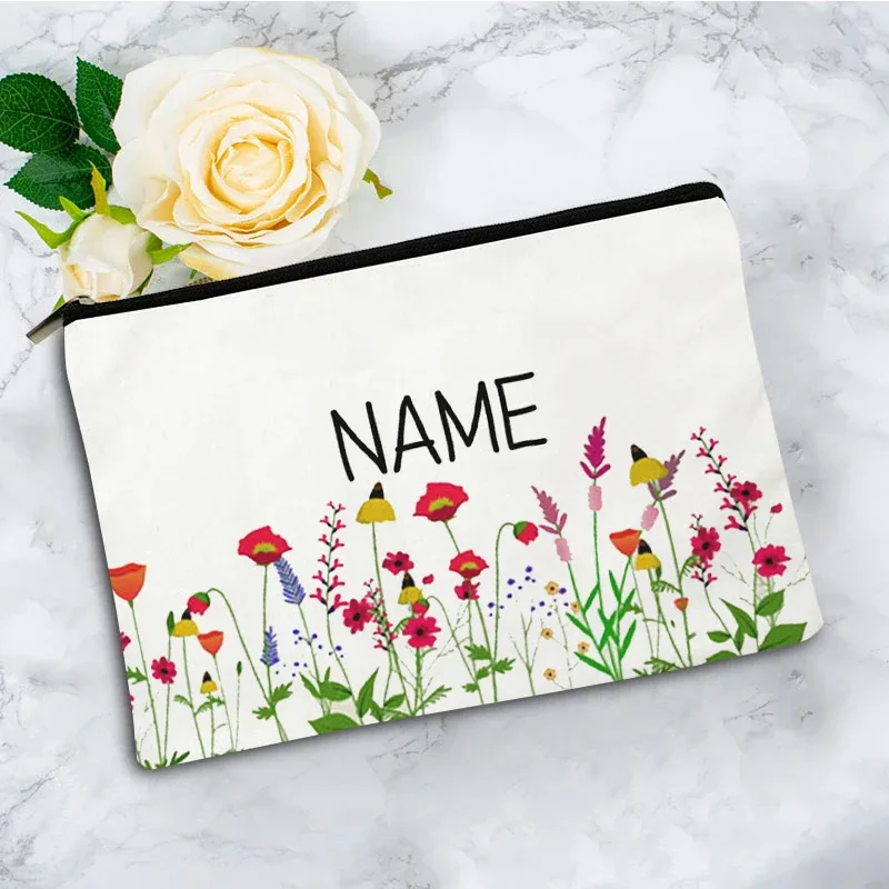 boîte de rangement de voyage personnalisée, boîte de rangement pour mariage, boîte de rangement individuelle, sac de maquillage en toile pour fête, pochette cosmétique, organisateur, cadeaux pour femme