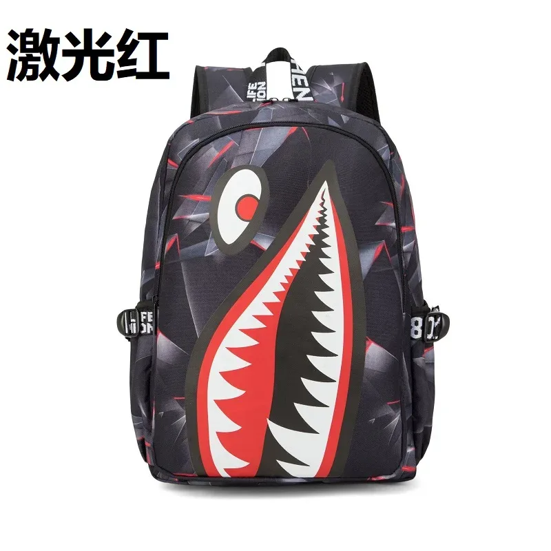 sacs à dos impressions de bouche de décodage cool, sacoches d'université solomon pour garçons, cartables unisexes, sacs imperméables pour étudiants, sacs de grande capacité