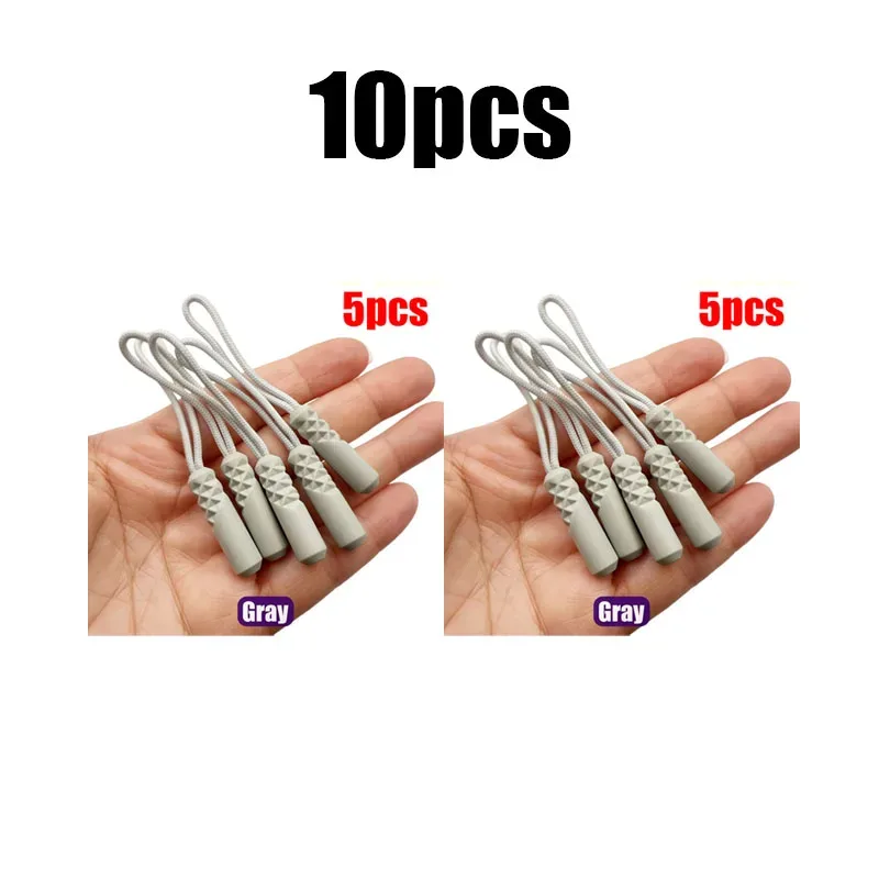 5/10 pièces tirettes de fermeture éclair, attaches de remplacement pour cordons, clips de fixation pour boucles cassées, languettes de fermeture éclair pour sacs de voyage, valises, tentes, sacs à dos