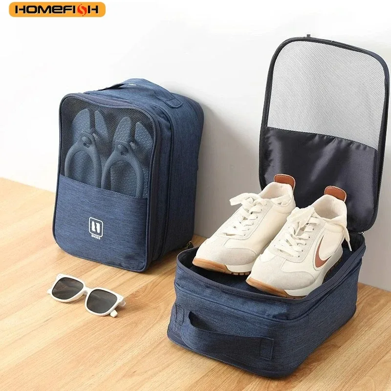 sac de rangement de voyage homefish, pochette de rangement multifonction pour chaussures, vêtements et cosmétiques