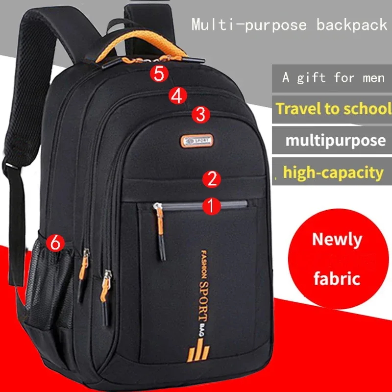Nouveau sac à dos de printemps pour homme, sac à dos de loisirs, de voyage et d'affaires, grande capacité, sac pour collège, sac pour ordinateur portable pour femme et homme