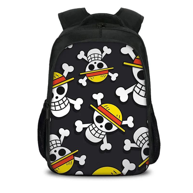 sac à dos double couche de grande capacité one piece monkey d. luffy, sacs d'école pour étudiants, sac à dos de voyage pour filles et garçons
