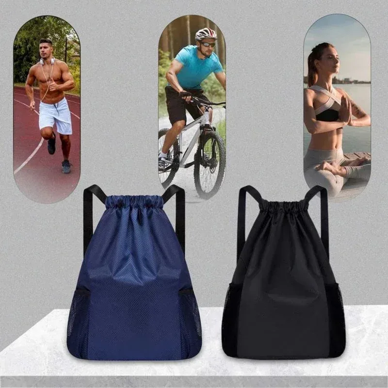 sac à dos de sport à cordon de serrage, sac à dos de grande capacité pour salle de sport, natation, plage, pour femmes et hommes pour contenir quotidiennement
