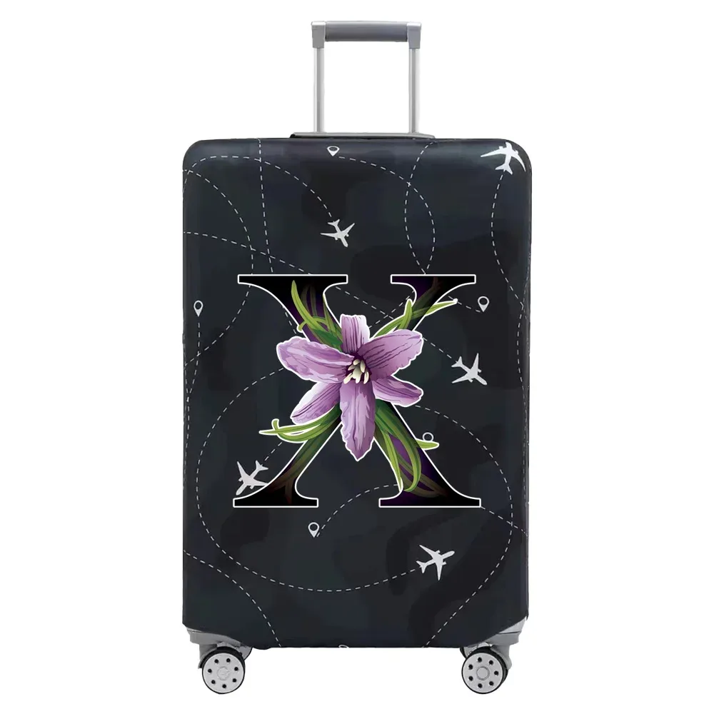 housse de protection pour bagages, accessoires de voyage, anti-poussière et résistante à l'usure, série letter, 18-32 pouces