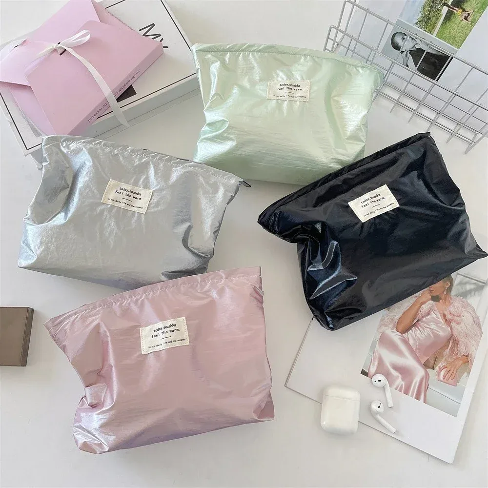 Grand sac à cosmétiques pour femmes, organisateur de maquillage à fermeture éclair étanche, trousse de beauté de voyage