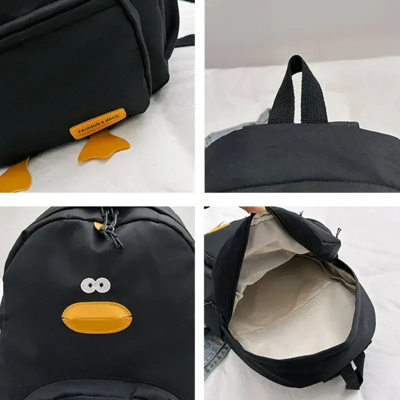 2025 nouveau dessin animé canard sac à dos concepteur mignon sac de voyage femme étudiant polyvalent édition coréenne filles sac d'école rюкзак