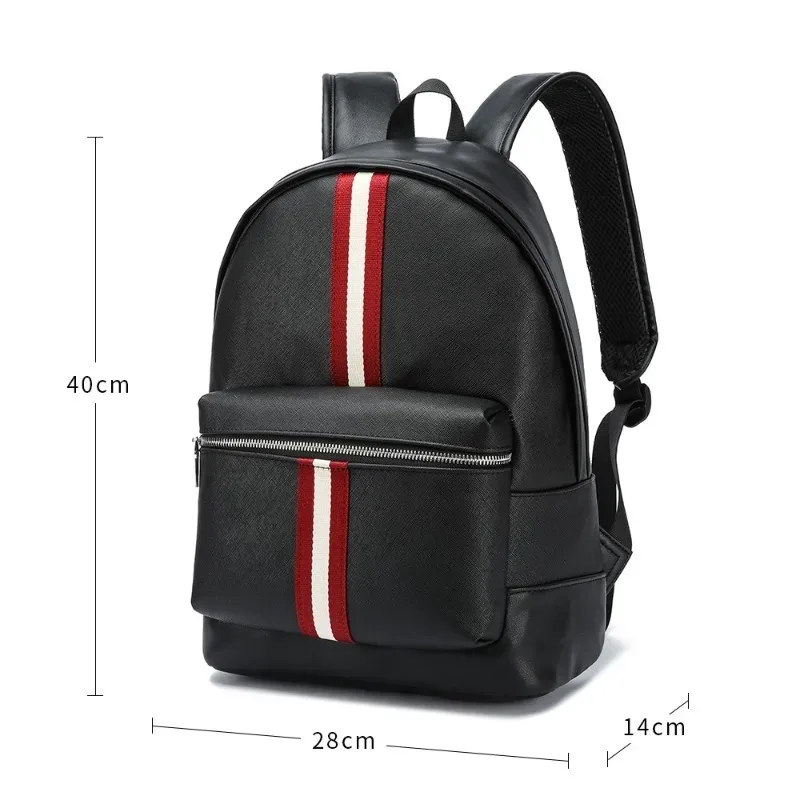 sac à dos de mode hommes lettre imprimée sacs à dos pour hommes de luxe rayé 13 pouces sac à dos pour ordinateur portable grande capacité sacs de voyage imperméables