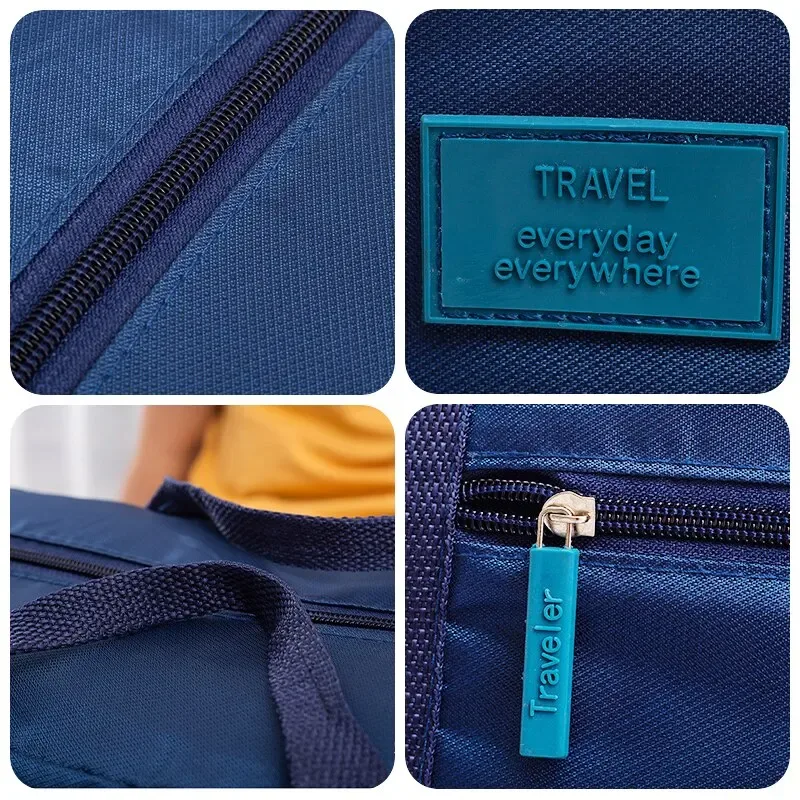 sac polochon de voyage à la mode, sac de voyage léger et pliable pour femmes et hommes, fourre-tout, sac de bagage à main, sac de nuit pour week-end