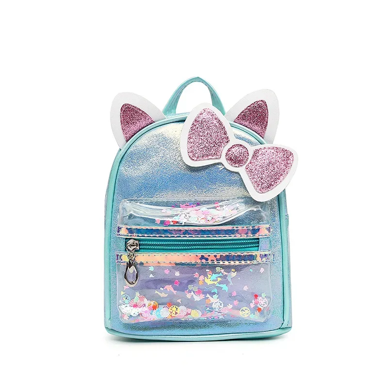 mini sac à dos en cuir pu avec nministériels d papillon pour enfant et femme, cartable solide avec fermeture éclair, idéal pour l'école, le voyage et les documents, pour garçon et fille
