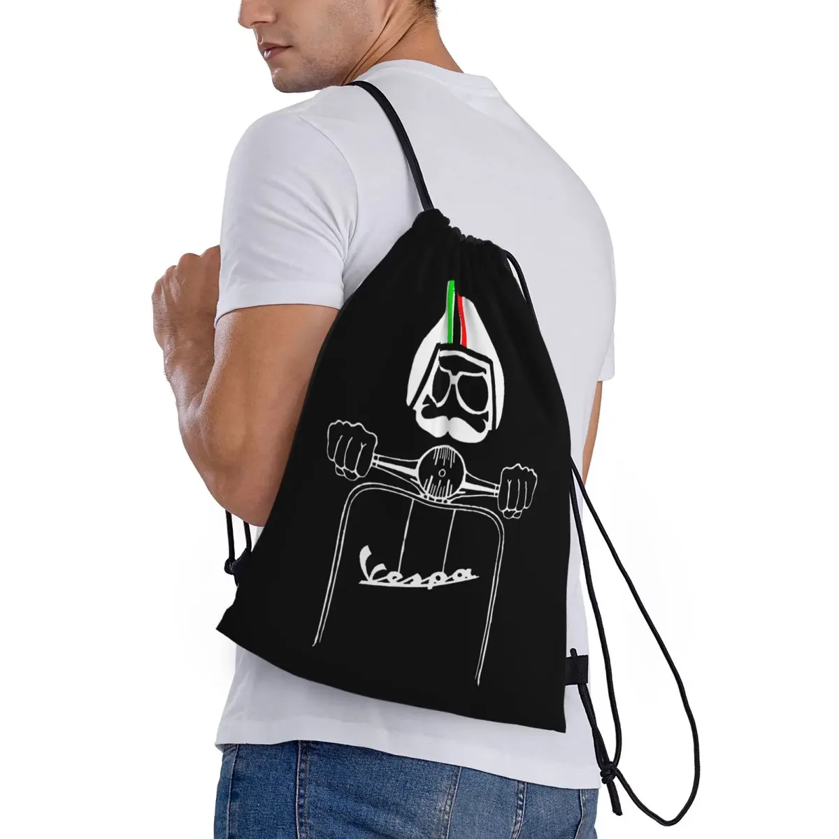 sac à dos personnalisé poumons pour moto, sacoche de dehors à cordes pour exercice