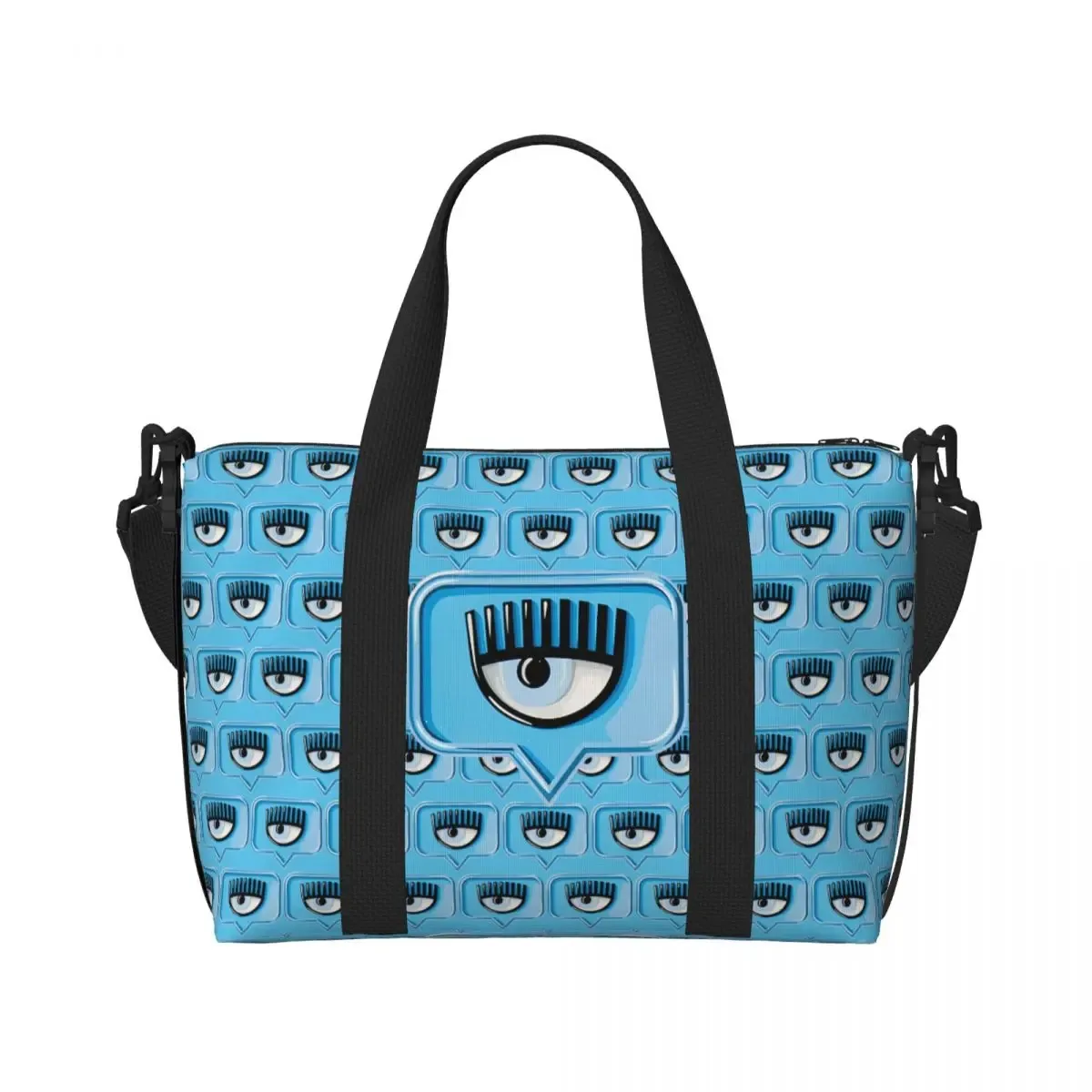 mode personnalisée yeux chauds f-erragnis c-chiaras sac fourre-tout de plage femmes grand compartiment plage salle de sport sacs de voyage