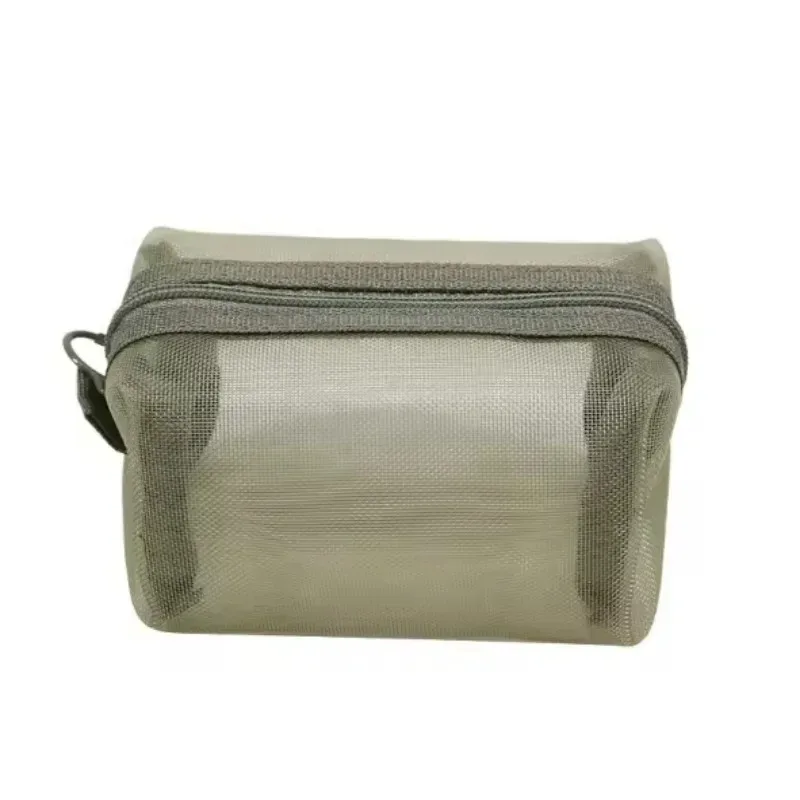 mini sacs cosmétiques en nylon transparent, jolies petites trousses de maquillage pour femmes, pochettes pour rouge à lèvres, organiseur pour câbles, clés, écouteurs