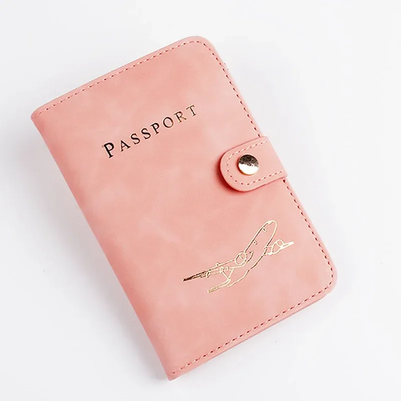 porte-passeport à motif d'avion, étui de voyage étanche pour passeport, portefeuille pour cartes de crédit, pochette pour documents de voyage pour femmes et hommes