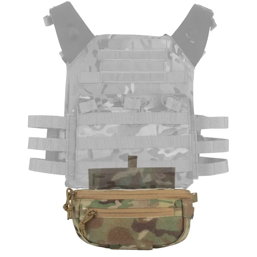 pochette d'accessoires pour gilet tactique, pack d'extension, double usage, sac abdominal inférieur multifonction, sac à bandoulière simple