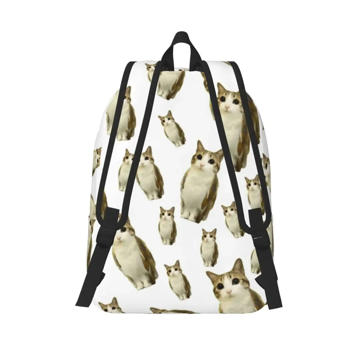 meowl chat hibou drôle cool sac à dos sport étudiant affaires sac à dos pour hommes femmes ordinateur portable sac à bandoulière