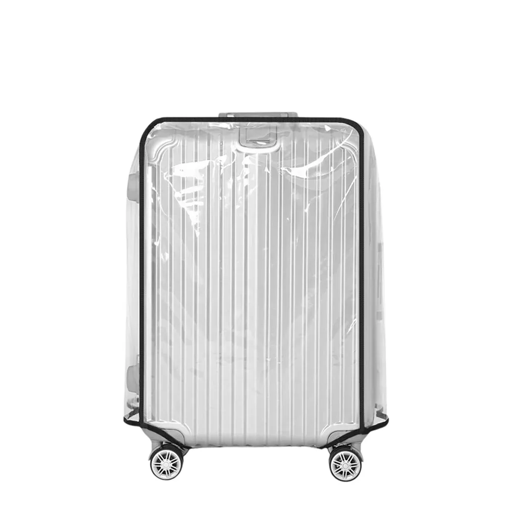 housse de protection transparente pour valise de 18 à 30 pouces, protection transparente pour bagages de voyage, accessoires de voyage en pvc imperméables pour valises à roulettes