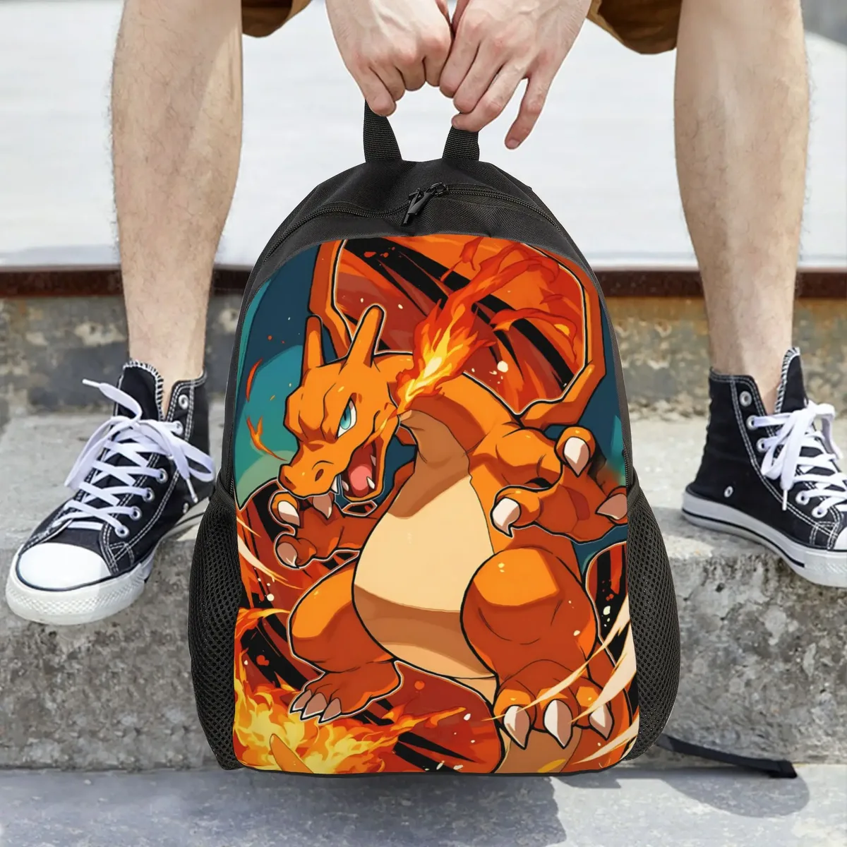 sacs à dos tendance, sac à dos pokemon, sac à dos de jour, sac à dos charizard, mochila, sac à dos de camping robuste, sac à dos à bandoulière