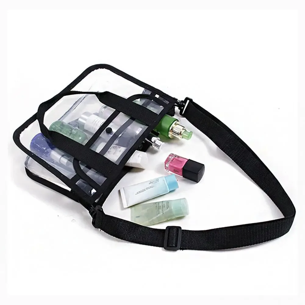organisateur de voyage, étui de rangement, trousse de toilette de plage, pochette à maquillage, sac à cosmétiques en pvc, sac de rangement pour articles de toilette, sac à bandoulière pour femme