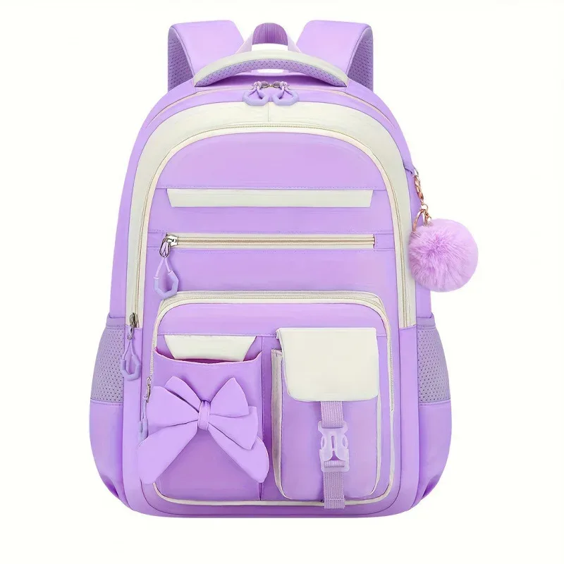 ensemble de sacs à dos pour enfants 3 pièces avec motif papillon mignon, grande capacité, sac d'école, sac à dos de maternelle, sac à dos de voyage léger et décontracté pour filles