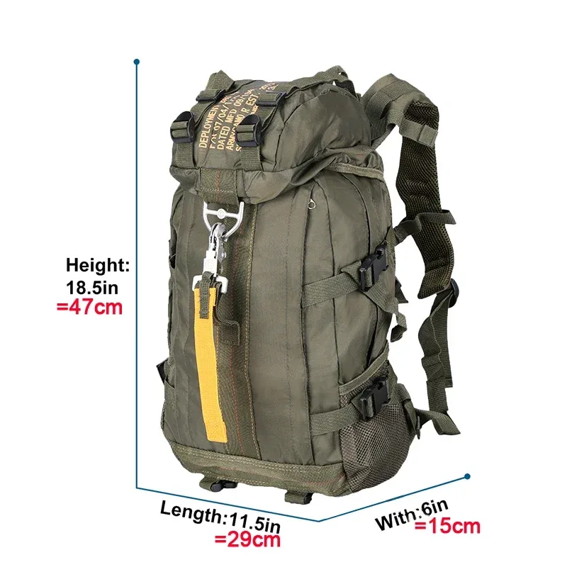 sac à dos tactique militaire, sac à dos militaire, camping randonnée, équipement d'escalade, sacs de voyage bushcraft, sacs à dos de sport durables
